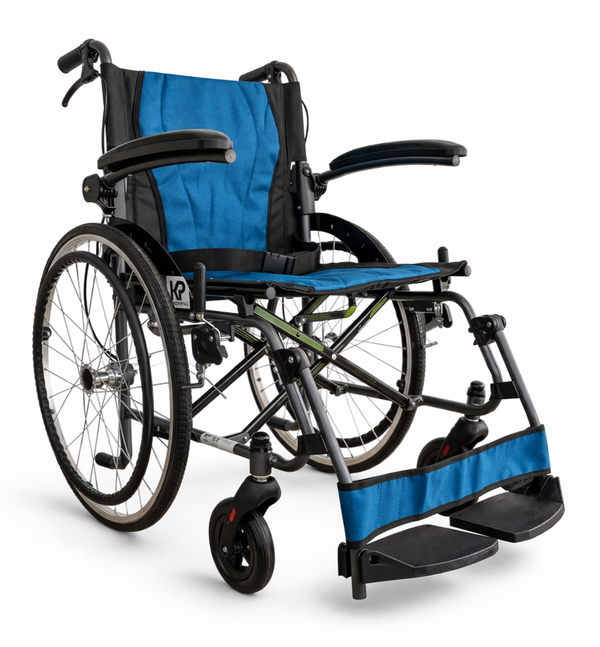 Silla de Ruedas de Transporte en Aluminio