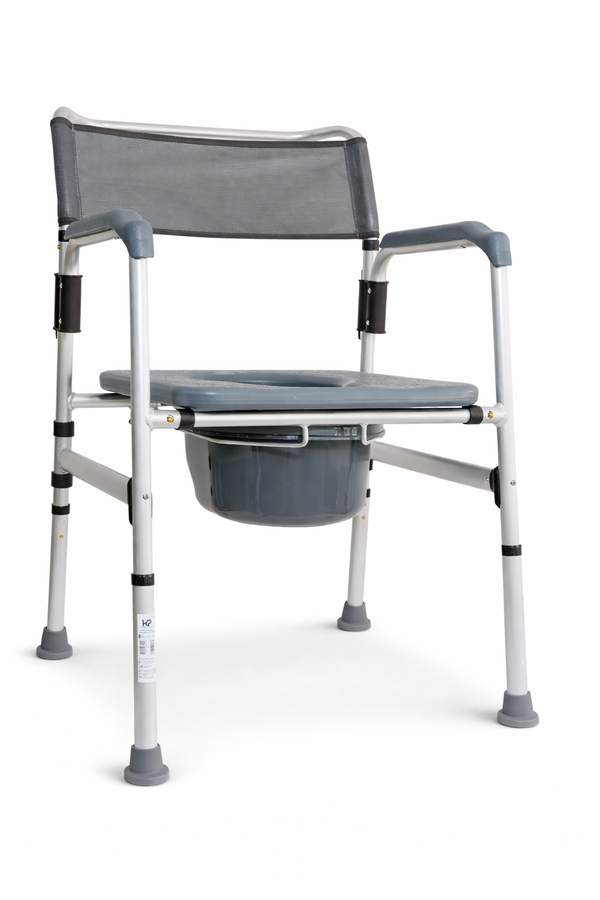 Silla Sanitaria Plegable en Aluminio Sin Ruedas