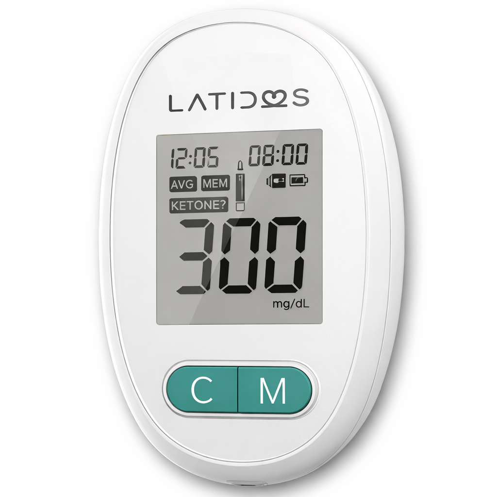 COMBO Glucómetro Glucoscan Latidos GMD-GM-B06