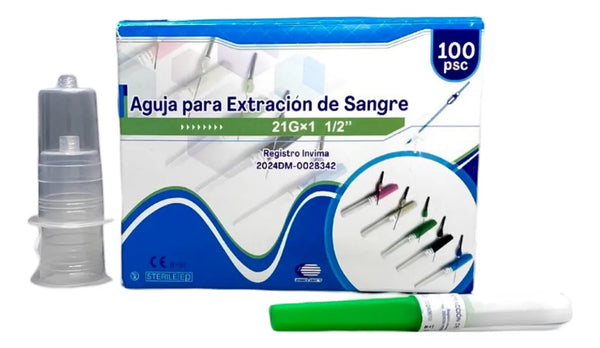 Agujas Múltiples Vacutainer (Caja x 100 Unidades)