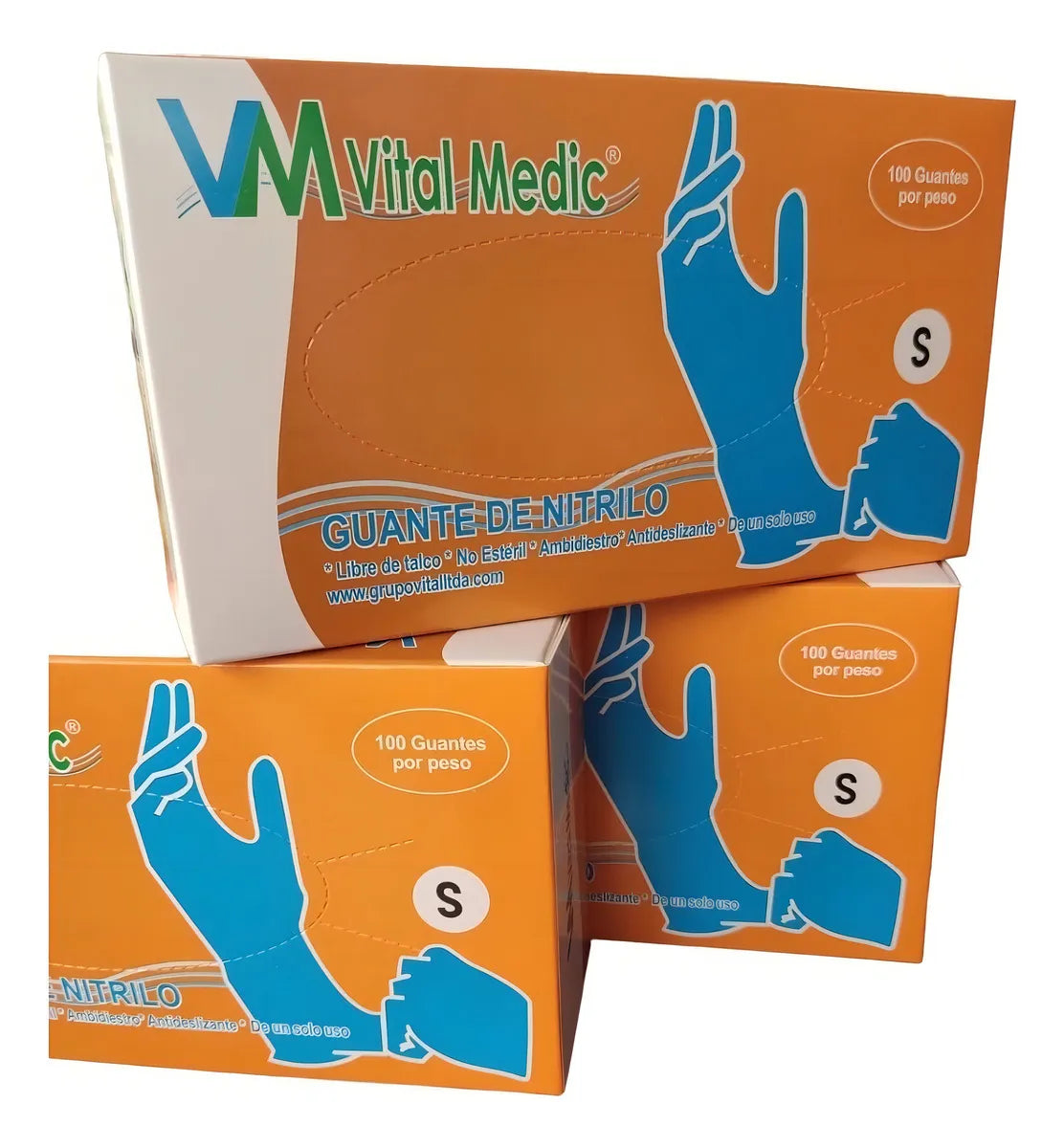 Guantes de Nitrilo Azul Vital Medic