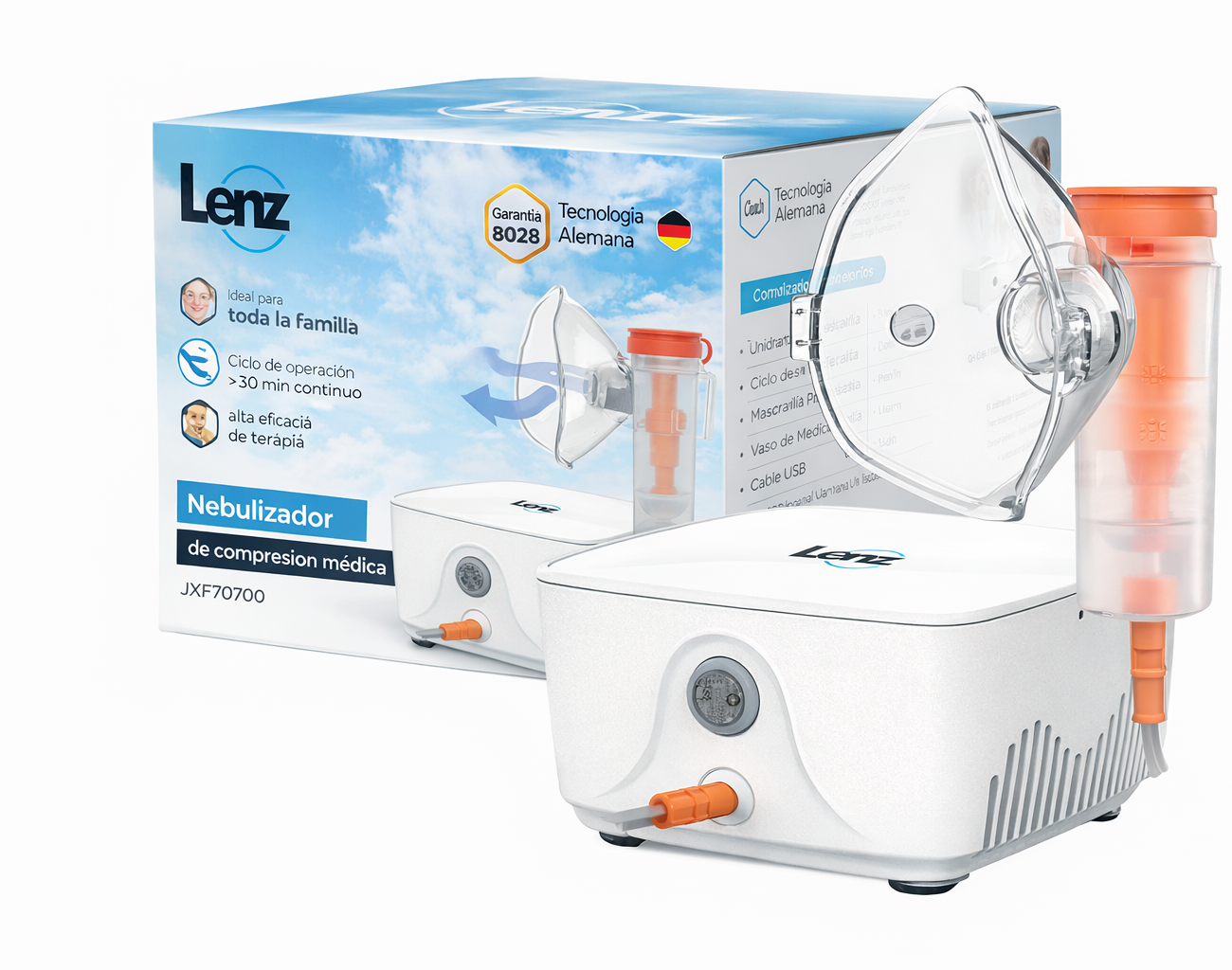 Nebulizador de Compresión Médica | Lenz