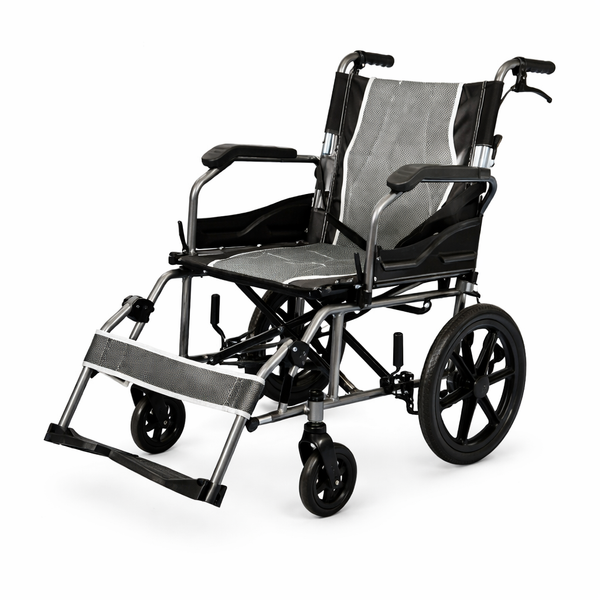 Silla de Ruedas de Transporte en Aluminio | Konfort